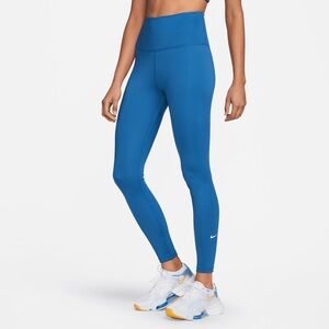 Nike Women's One DRI-FIT Vibrant Blue Leggings - size XL NWT